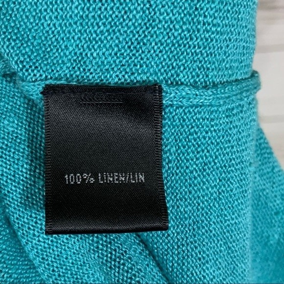 Lafayette 148 One Button Linen Duster Long Sweater Sz S - Picture 5 of 5